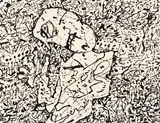 Jean Dubuffet, Personage dans un paysage
