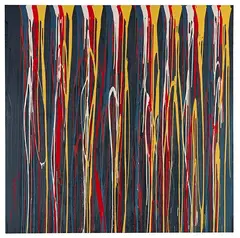 Ohne Titel by Ian Davenport, 1989, Mixed media on canvas, sold Dec 2025