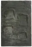 Günther Förg, Ohne Titel, 1988, Bronzerelief with green-brown patina