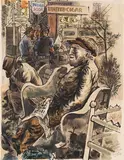 George Grosz, The Shoeshine Man