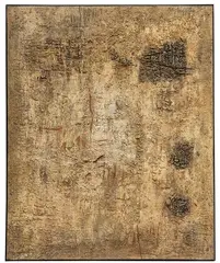 Karl Fred Dahmen, Ohne Titel, 1959, Mixed media on canvas
