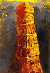 Adrian Ghenie, Ohne Titel, Um 2003/04, Acrylic on firm paper