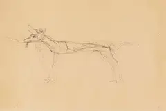 Ohne Titel by Joseph Beuys, Um 1957/58, Pencil drawing, sold Dec 2025