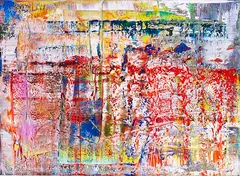 Gerhard Richter, Abstraktes Bild (P1), chromogenic print, flush-mounted to aluminium with metal strainer on the reverse