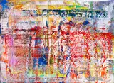 Gerhard Richter, Abstraktes Bild (P1), chromogenic print, flush-mounted to aluminium with metal strainer on the reverse