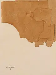 Eduardo Chillida, Ohne Titel, 1968, Collage