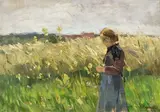 Karl Hagemeister, Im Hochsommer, Um 1891, Oil on canvas