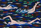 Salomé (d.i. Wolfgang Ludwig C, Nightly Pleasure, 1991, Acrylic on nettle