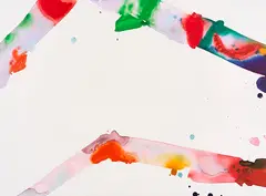 From Tokyo #4 by Sam Francis, 1971, Acrylic on paper, sold Dec 2025