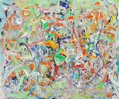 Bernard Schultze, Ohne Titel, 1951, Mixed media with oil on cardboard