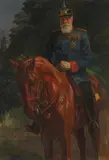 Wilhelm Trübner, Reiterbildnis des Großherzogs Friedrich I. von Baden, 1904, Oil on canvas