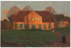 Fritz Overbeck, Callmeyers Haus, 1904, Oil on canvas