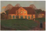 Fritz Overbeck, Callmeyers Haus, 1904, Oil on canvas