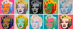 Andy Warhol, Marilyn Monroe (10 Blatt), 1967, Series of 10 Silkscreen