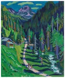 Ernst Ludwig Kirchner, Sertigweg, 1937, Oil on canvas