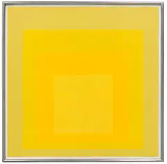 Homage to the Square: Tenacious by Josef Albers, 1969, Oil, sold Dec 2025