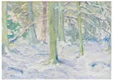 Franz Marc, Verschneiter Wald