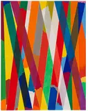 Piero Dorazio, Grünewahn, 1968, Oil on canvas