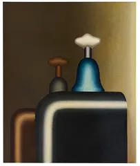 Konrad Klapheck, Die Stunde des Gerichtes, 1961, Oil on canvas