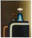 Konrad Klapheck, Die Stunde des Gerichtes, 1961, Oil on canvas
