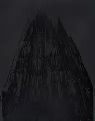 Cologne Cathedral by Andy Warhol, 1985, Silkscreen in colors, sold Nov 2025