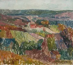 Landschaft bei Hetschburg by Christian Rohlfs, 1907, Oil on canvas, sold Nov 2025