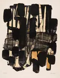Pierre Soulages, Lithographie No. 11, 1963, Lithograph in colors