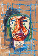 Markus Lüpertz, Männer ohne Frauen - Parsifal, 1994, Mixed media