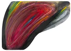 Arnulf Rainer, Ohne Titel (Fensterentwurf), 1962, Mixed media