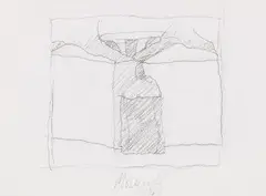 Giorgio Morandi, Natura Morte, 1963, Pencil drawing