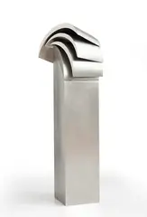 Erich Hauser, Säule 20/71, 1971, Stainless steel