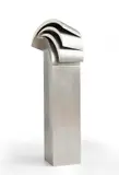 Erich Hauser, Säule 20/71, 1971, Stainless steel