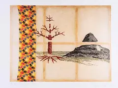 Sigmar Polke, Die drei Lügen der Malerei, 1995, Offset in colors