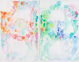 Heinz Kreutz, 23-7 31-7 (Diptychon), 1989, Watercolor