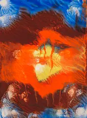 Ohne Titel by Otto Piene, 1967, Mixed media, sold Aug 2025