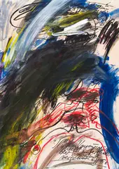 Walter Stöhrer, Ohne Titel, 1986, Mixed media