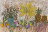 Max Peiffer Watenphul, Stillleben mit Begonie, 1966, Oil