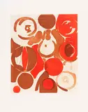 Ernst Wilhelm Nay, Sechs Aquatinten. Über den Menschen, 1965, Etching and aquatint in colors