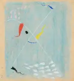 Max Ackermann, Rotation, 1954, Pastel