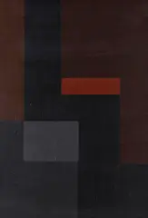 Hans Steinbrenner, Komposition, 1990, Acrylic on fibreboard