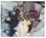 Heinz Kreutz, "Das Licht ist bedroht", 1961, Watercolor