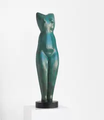 Alexander Archipenko, Symmetrischer Torso, 1921/1997, Bronze with greenish patina
