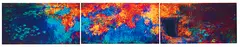 Ai Weiwei, After Les Nuages, 2024, Relief-print on aluminum dibond (3 parts)