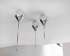 Mirror Balloons III by Jeppe Hein, 2015, Mixed media. Fiber-reinforced plastic, chrome p..., sold Jun 2025