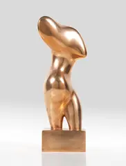 Torso by Jean Arp, 1930, Bronze, polished, sold Jun 2025