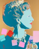Andy Warhol, Queen Margrethe II, 1985, Silkscreen in colors