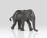 Renée Sintenis, Junger Elefant, 1926, Bronze with brown and green patina