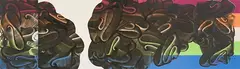 David Reed, #501, 2001-2003, Oil and alkyd on canvas
