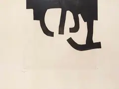 Eduardo Chillida, Aundi III, 1970, Etching