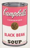 Andy Warhol, Black Bean (aus der Serie "Campbell's Soup II"), 1968, Silkscreen in colors